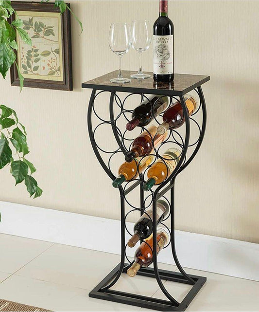 Wine rack console table