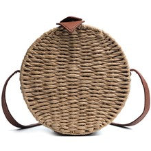 Round Straw Handbag