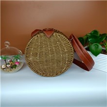 Round Straw Handbag