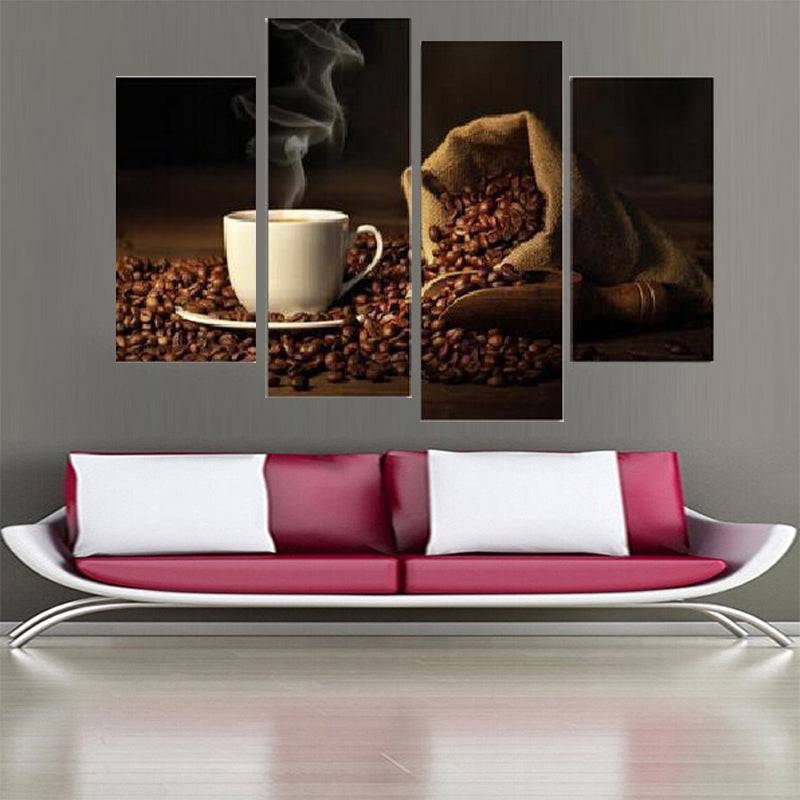Coffee Beans Wall Art Canvas Painting