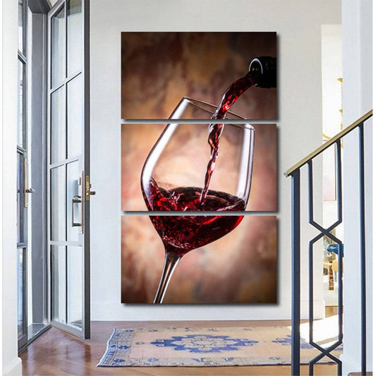 Large wine glass Canvas
