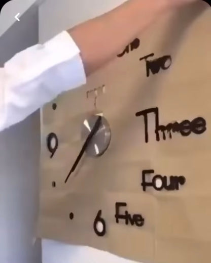 Worded clock