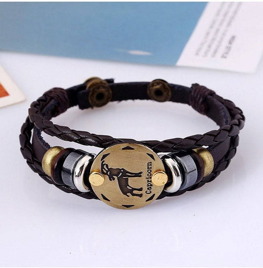 Men zodiac signs bracelets
