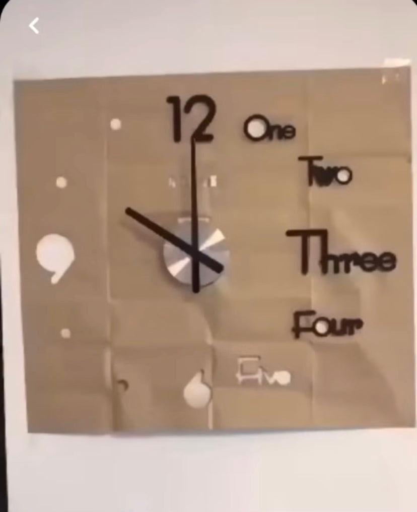 Worded clock